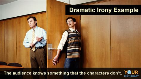 what is an example of dramatic irony from act ii|dramatic irony in drama.